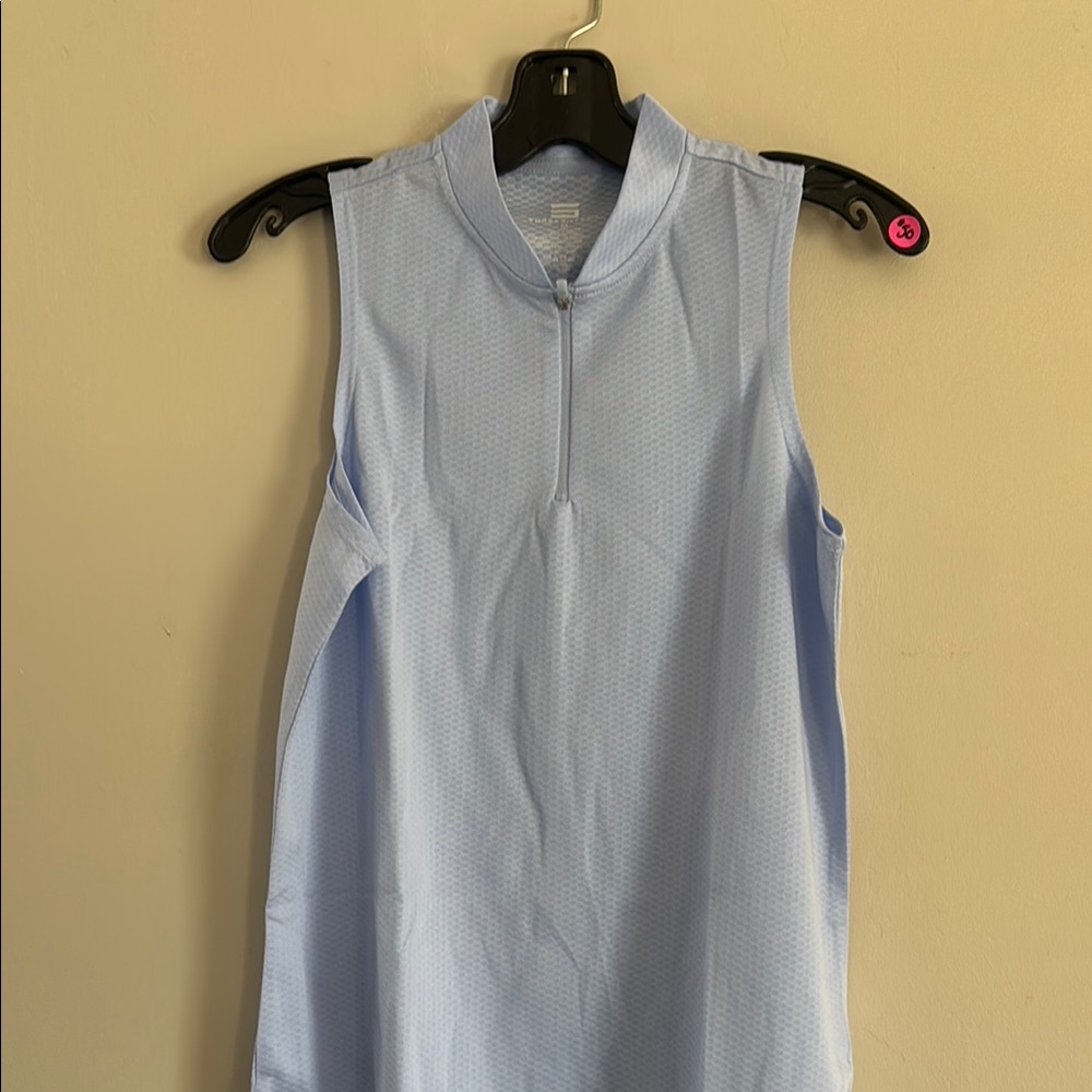 Three Sixty Six Light Blue Sleeveless Top